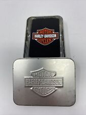 Harley Davidson Playing Cards Metal Tin Complete!