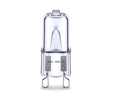 Osram 40w G9 Halopin Clear Oven 300° 230v Warm White Halogen Capsule Lamp - Image 1 of 4