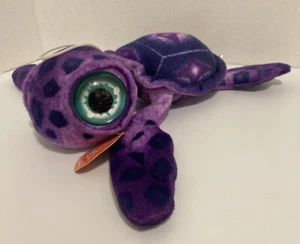 Fiesta 12" Big Eye Turtle Purple Plush Stuffed Animal Hanging Loop NWT - Picture 1 of 12