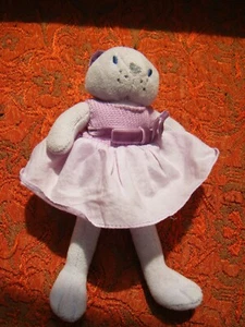 Ragtales Purple Cat Soft Toy 8" approx B134 - Picture 1 of 3