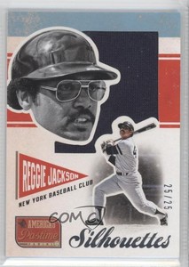 2013 Panini America's Pastime Silhouettes Materials /25 Reggie Jackson #S-RJ HOF