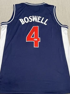 BECKETT COA KYLAN BOSWELL Signed Autographed Arizona Wildcats Basketball Jersey - Picture 1 of 2