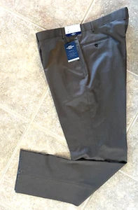 Hart Schaffner Marx Chicago Wool Blend Dress Pants 48R Unhemmed Brown $125 NWT - Picture 1 of 7