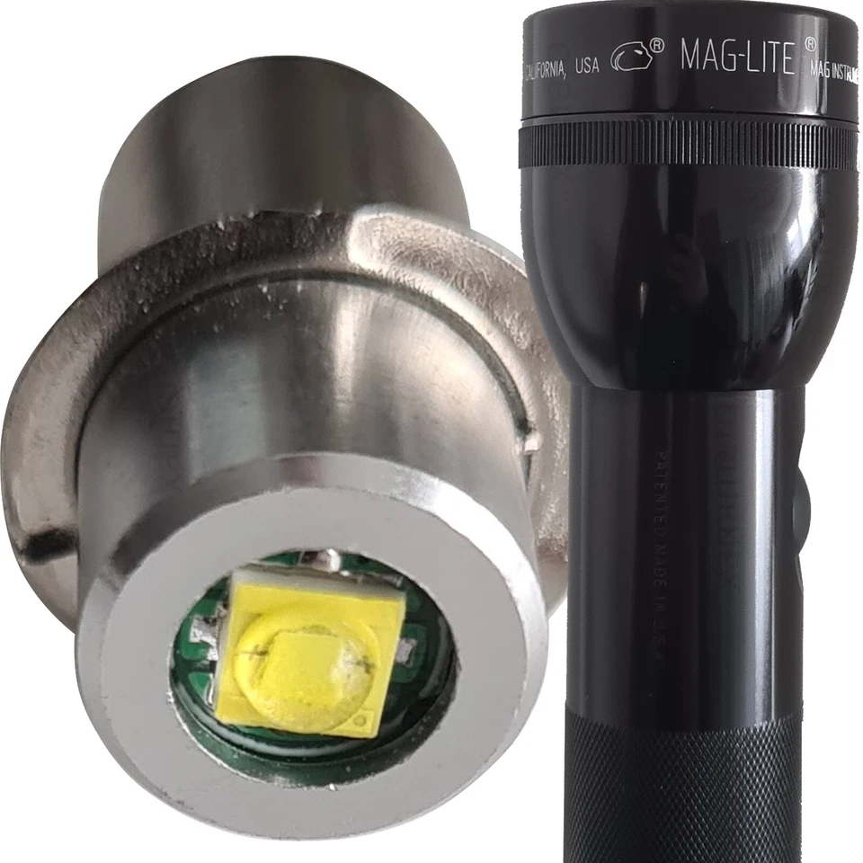 MAGLITE POWER LED 3W Upgrade f. MAG-LITE 2D 3D 4D 5D 6D & 2C 3C 4C Taschenlampen - Bild 1 von 4