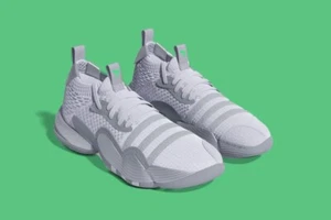 Adidas Trae Young 2.0 White Grey Halo Silver Men Basketball Shoes Sneaker HQ0997 - Picture 1 of 9