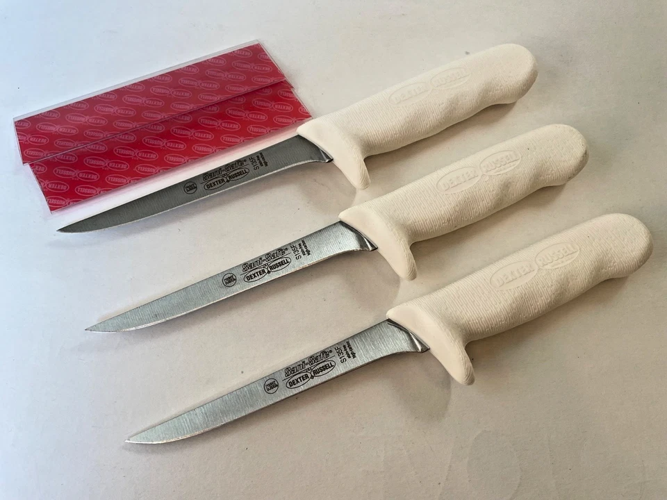 Lote de 3 - Cuchillo de filete Dexter Russell 5 pulgadas Sani-Safe deshuesado - NSF - S135F Foto 1 de 1