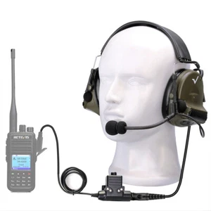Noise Reduction Tactical Headset Waterproof for RT3S/Baofeng UV5R Kenwood - Picture 1 of 8