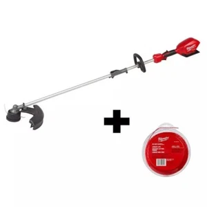 Milwaukee String Grass Trimmer With 0.095"x250" Trimmer Line 18V Lit-Ion Red - Picture 1 of 2