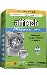 Affresh Washing Machine Cleaner, For Whirlpool, Maytag & Amana, - 6 Tablets - Picture 1 of 7