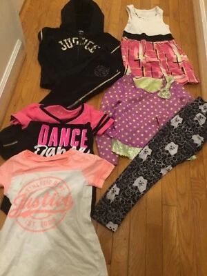 All Justice brand girl 7pcs fall/summer clothes  lot size:8 - Image 1 of 4