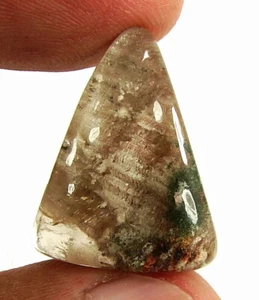 25.00 Ct Natural Lodolite Garden Scenic Quartz Loose Gemstone Cab Stone - 2314 - Picture 1 of 2