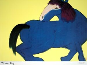 WALASSE TING Blue Horse (sm), 1990