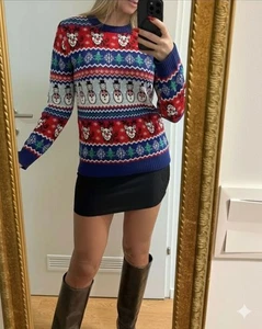 Weihnachtspullover Weihnachtspulli British Christmas TOP Quali NEU Unisex L - Bild 1 von 3