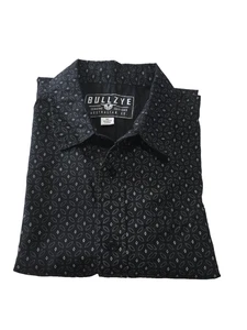 Bullzye Western Short Sleeve Mens Shirt Size XL - Picture 1 of 6