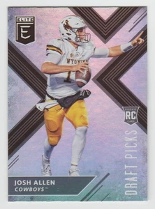 JOSH ALLEN 2018 Elite Draft Picks Rookie Card #103 SP RC White Jersey Variation - Picture 1 of 2
