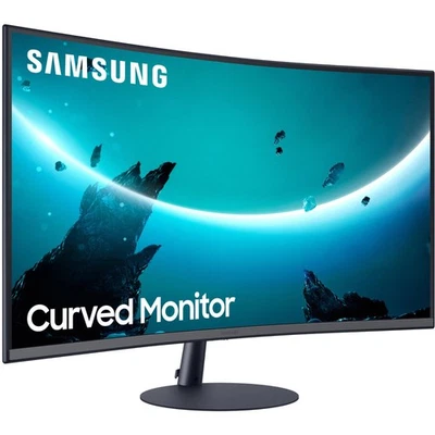 Samsung C27T55 27" 16:9 FreeSync Curved LCD Monitor - Image 1 of 2