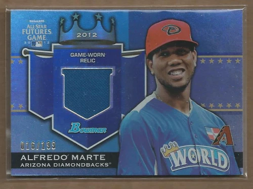 2012 Bowman Draft Future's Game Relics #AM Alfredo Marte Jersey /199 BB - Image 1 of 1