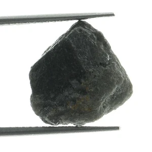 Diamante rugoso suelto natural color negro gris plata crudo 9,88 quilates crudo - Imagen 1 de 1