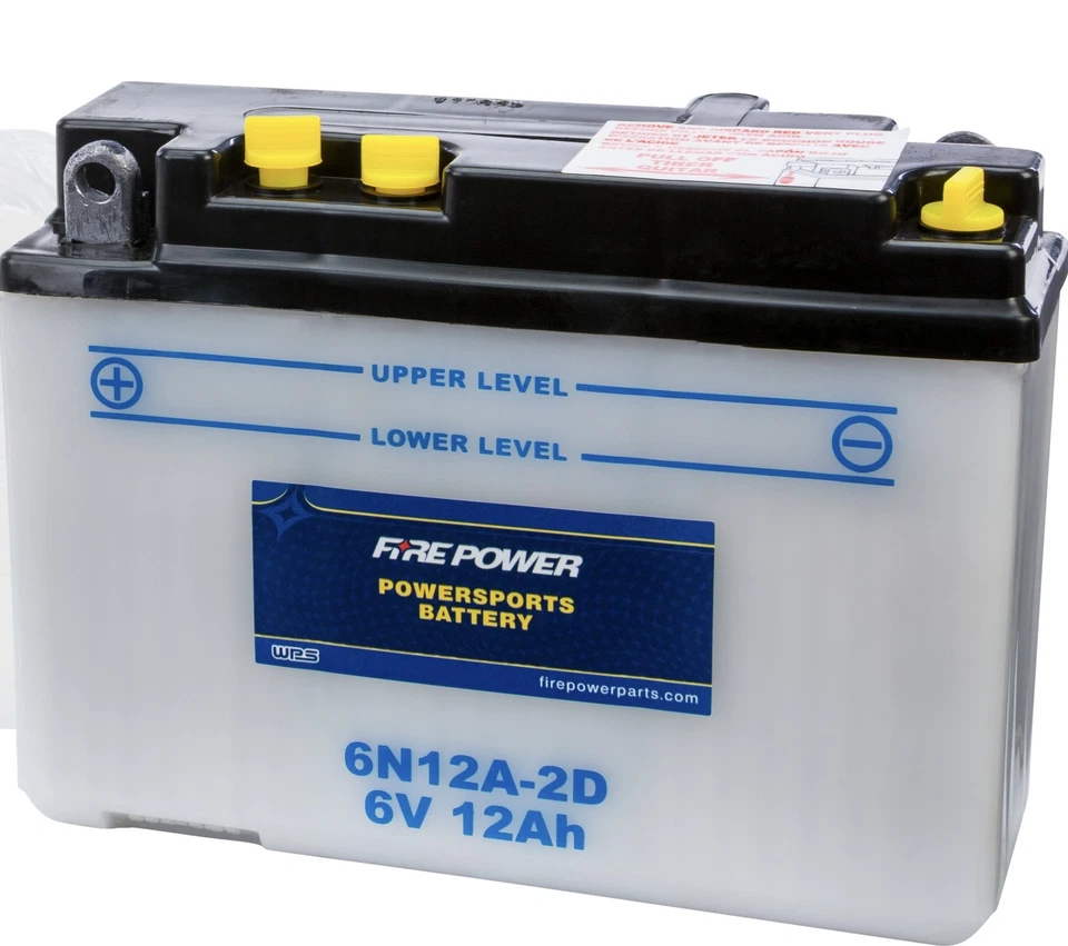 WPS Conventional 6V Standard Battery for Honda CM200T Twinstar 6N12A-2D - Image 1 of 1