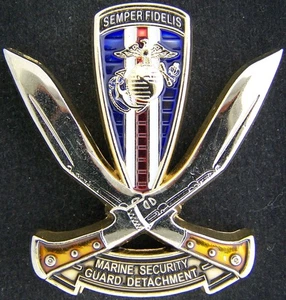 Marine Security Guard Detachment MSG Kathmandu Nepal Challenge Coin - Picture 1 of 2