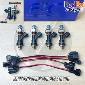 OEM Length Fuel Injector Clinic 1000cc Injectors for Honda D16 B16 B18 B20 H22 - Picture 1 of 10