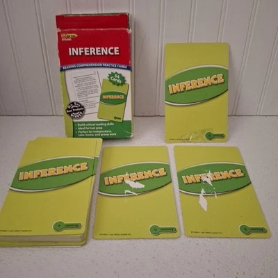 Tarjetas de comprensión lectora Edupress Inferencia 54 tarjetas completas leer descripción Foto 1 de 4