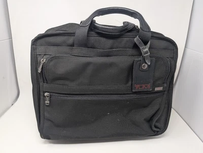 18" Tumi ALPHA Rolling Laptop Bag Ballistic Nylon Black VINTAGE Luggage Wheeled - Image 1 of 4