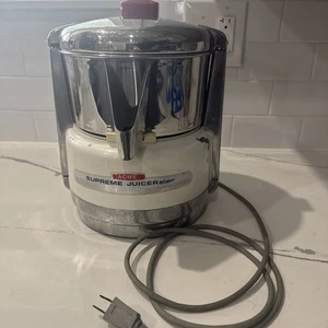 ACME Supreme Juicerator 6001 Vintage USA Heavy Duty Juice Nutrition Tested - Picture 1 of 19