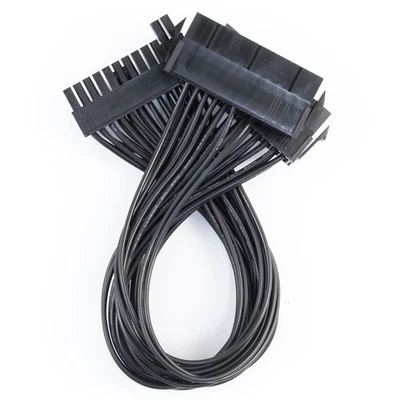 Power Supply Splitter Adapter 24PIN 20+4 PSU Dual ATX Mainboard Power Cable 30cm - Image 1 of 2