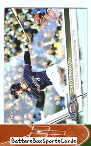 2017 Topps Chrome #26 Ryan Braun Refractor - Picture 1 of 2