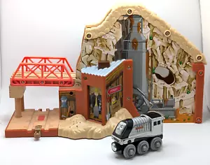 Thomas and Friends Wooden Railway Talking Morgan's Mine with Spencer Train - Picture 1 of 12