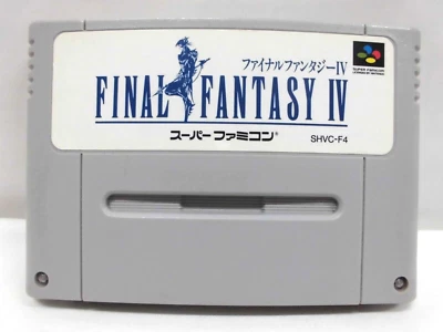 SNES - FINAL FANTASY IV 4 - Can save data! Super famicom. JAPAN Game. 11998 - Image 1 of 4