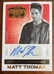 Matt Thomas - 2015 Panini Country Music - Signatures - Autograph - S/N 176/394 - Bild 1 von 1