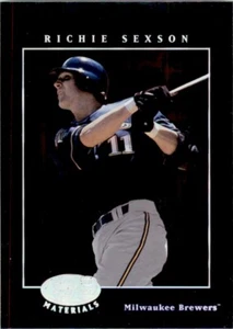2001 Leaf Certified Richie Sexson . Milwaukee Brewers #74 - Photo 1 sur 2