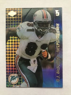 OJ McDuffie 2000 Collector's Edge T3 HoloPlatinum /500 #75 - Image 1 of 2