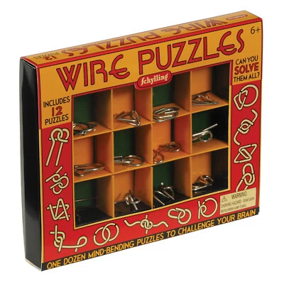 Schylling Wire Puzzle Set of 12 # WPZ - Image 1 of 3