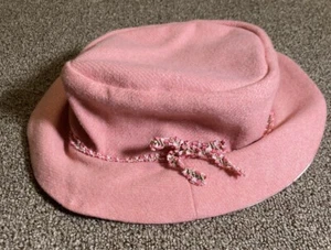 Babylulu Kids Hat Pink/peach Size 4-6x 70% Wool - Picture 1 of 5