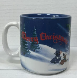 Disney Parks Merry Christmas Happy New Year 1992 8th Edition Holiday Mug - Picture 1 of 12