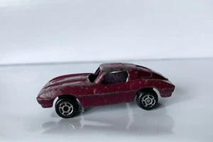VINTAGE TOOTSIE TOYS PURPLE 1963 CHEVY CORVETTE STING RAY SPLIT WINDOW MINIATURE - Picture 1 of 7