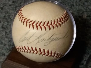 Early 1960s Carl Yastrzemski Signed Baseball Joe Cronin Reach - Picture 1 of 6