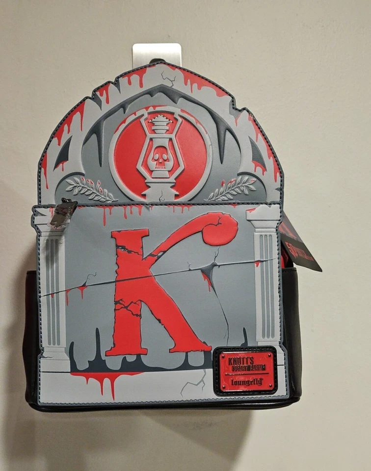 2025 Knotts Halloween Haunt Knott's Scary Farm Clear Loungefly Backpack