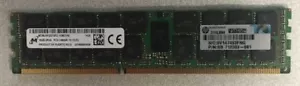 HP Micron 16GB 2Rx4 PC3-14900 DDR3-1866 REG Server Memory 712383-081 708641-B21 - Picture 1 of 1