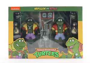 NECA Teenage Mutant Ninja Turtles TMNT Napoleon und Attila Frosch Neu - Bild 1 von 5
