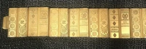 Vintage Karl Lagerfeld Library Tomes Journals Book Shelf Unique Bracelet - Picture 1 of 24