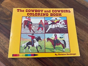 Cowboy And Cowgirl Coloring Book vintage Coloring Pages by Christine Gansberger - Bild 1 von 6