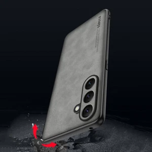 Case For Samsung Galaxy S24 Ultra S23 S22 A55 A25 A15 Bumper Leather Matte Cover - Picture 1 of 15