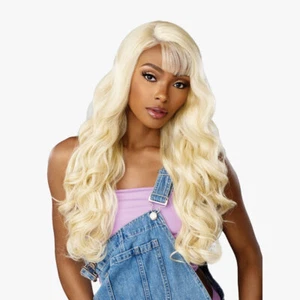 Sensationnel Butta Lace 90's Bangs Hd Lace Front Wig - 90's Bangs Unit 905 - Picture 1 of 15
