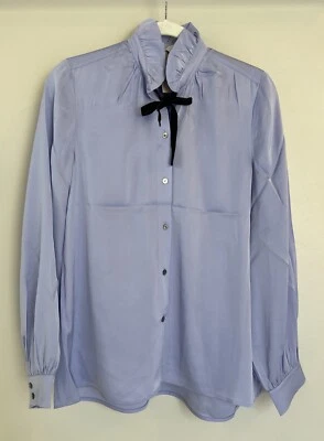 Новый с Ярлыками Sundance каталог «Альбертина шелковый топ» в Periwinkle синий размер M $248 - Изображение 1 из 4