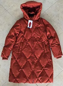 MONDETTA WOMEN OUTDOOR PROJECT QUILTED PARKA TERRACOTTA JACKET L NWT - Picture 1 of 9