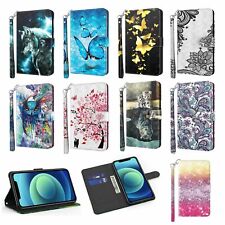 For LG K8 K10 2017 2018 Q6 X Power 2 G7 Q8 3D Painted Wallet Phone Case Stand